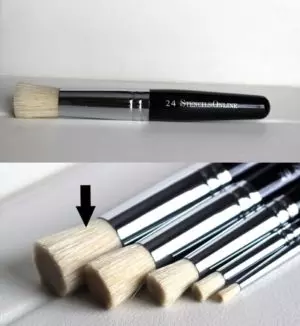 Stencil Brush #16 - 1/2, Stencil Supplies