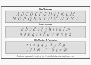Alphabet Stencils & Large Letter Stencils