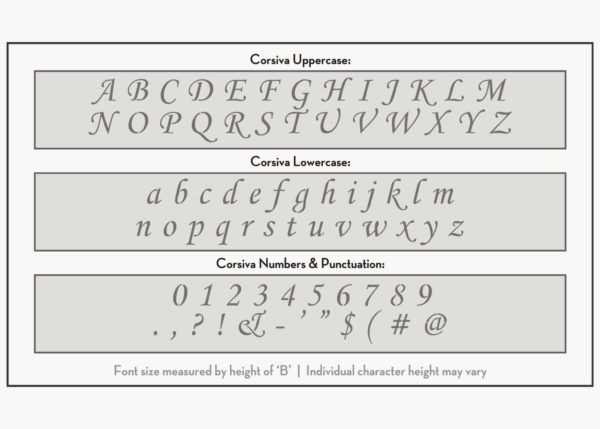 2 Corsiva Script Letter Stencil Calligraphy Stencils Alphabet reusable  Crafts & Font Stencils for Painting S1_ALPH_CO_25 Stencil1 