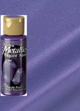 Purple Pearl Metallic Acrylic Paint, Stencil Supplies