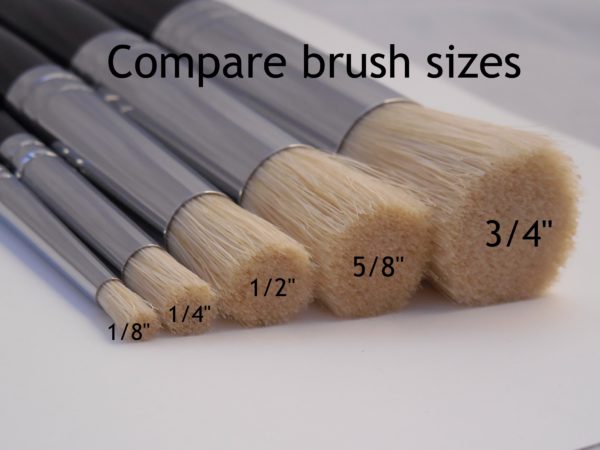 Stencil Brush Set, Stencil Supplies